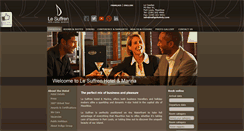 Desktop Screenshot of lesuffrenhotel.com