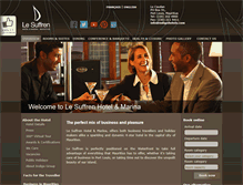 Tablet Screenshot of lesuffrenhotel.com
